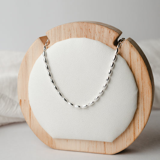 Collar largo mostacillas