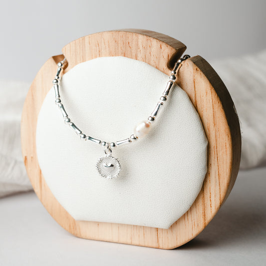 Collar de corazón boreal