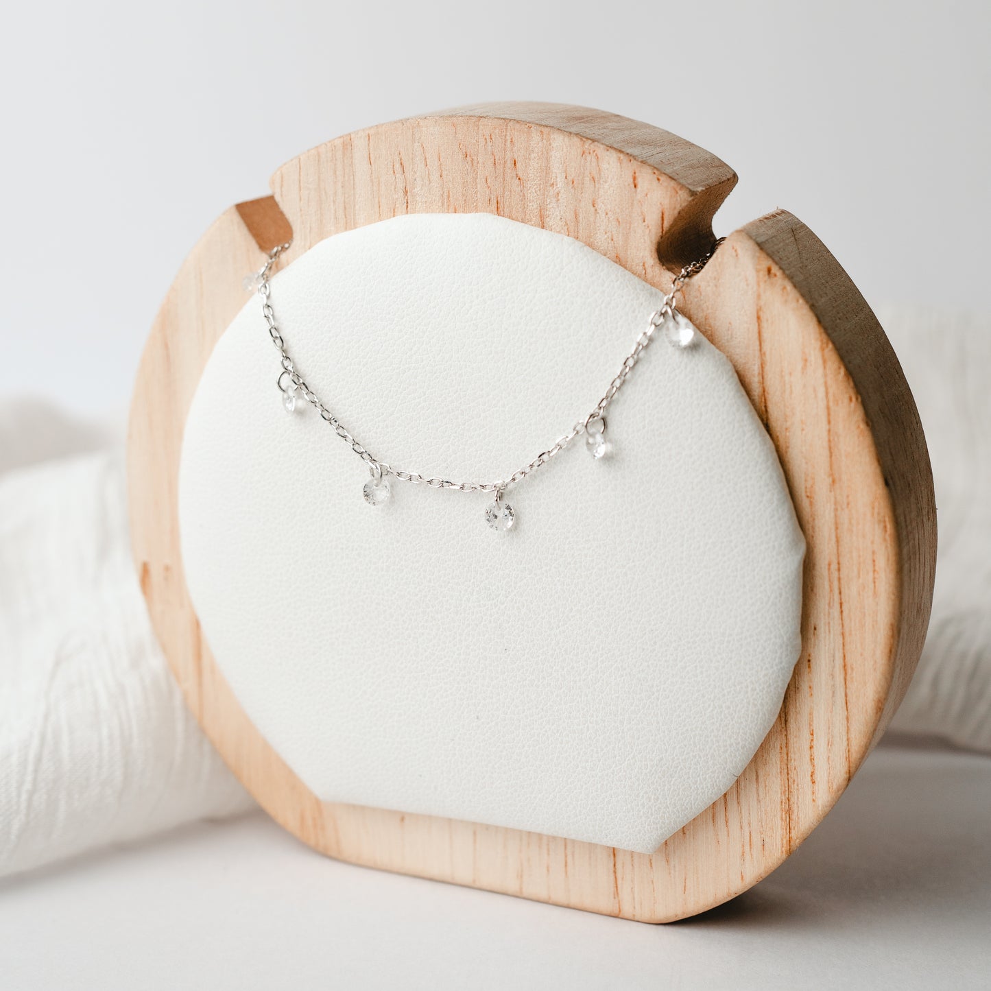 Collar chocker lluvia de luz