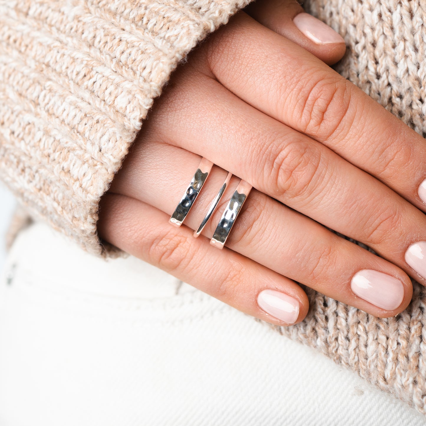 Anillo ajustable 3 lineas
