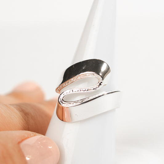 Anillo ajustable diseño circones