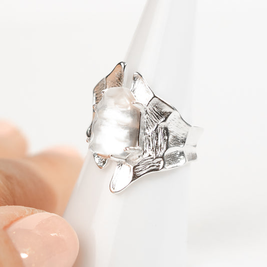 Anillo ajustable diseño circón