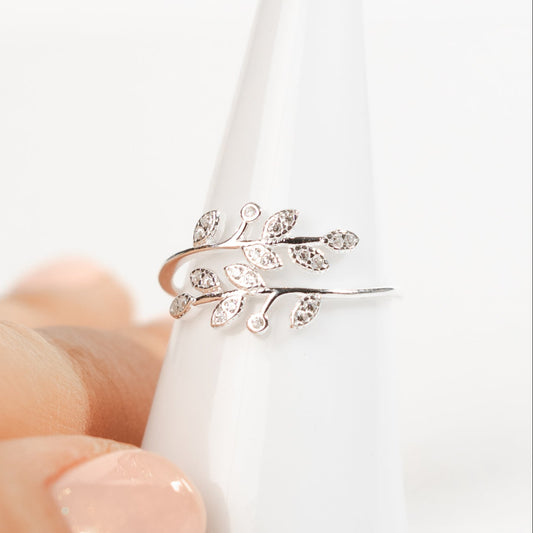 Anillo ajustable espiga circones