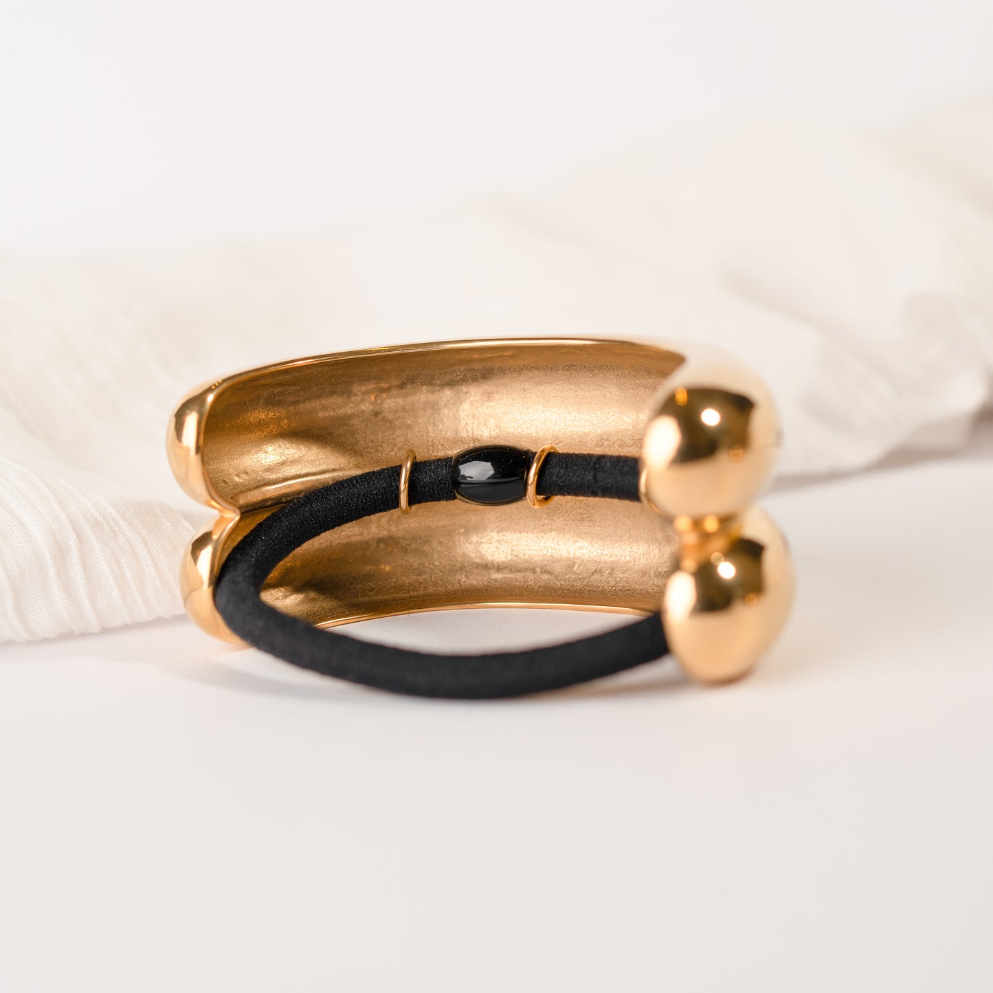 Accesorio de pelo bañado en oro