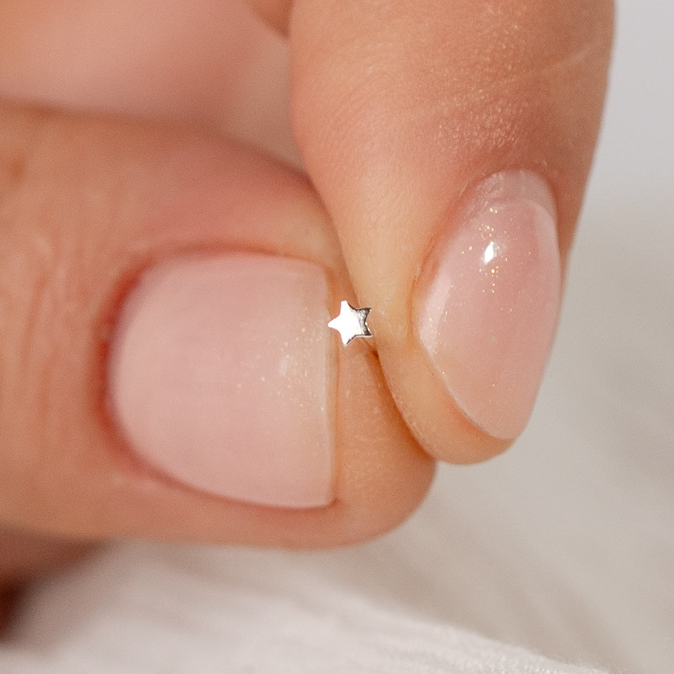 Aro piercing nariz estrella