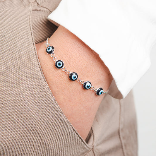 Pulsera ojos turcos