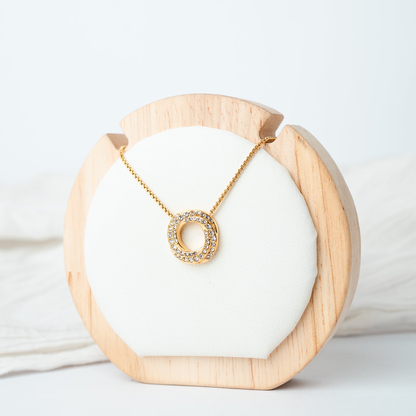 Collar Círculo Brillante