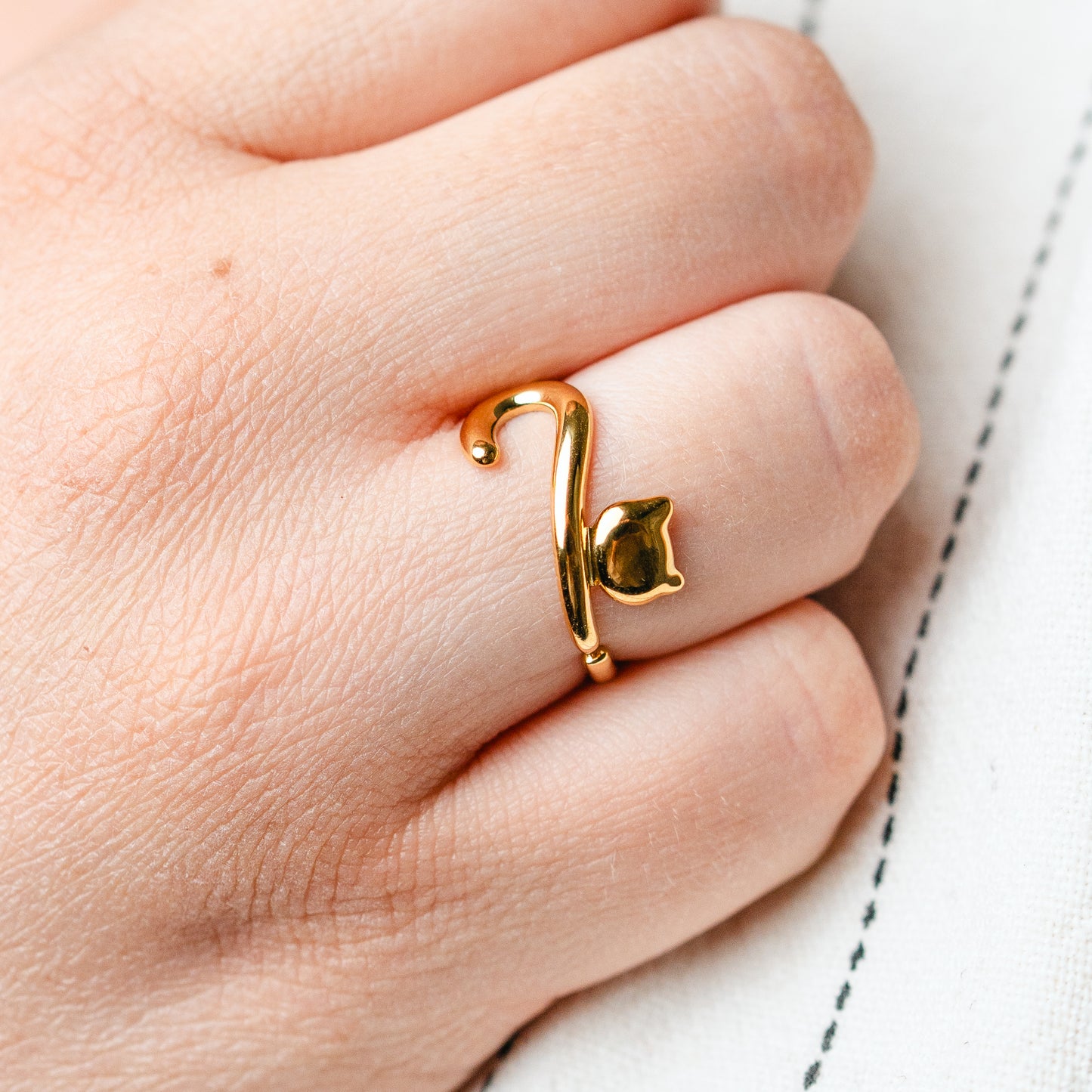 Anillo Cat Lover gold