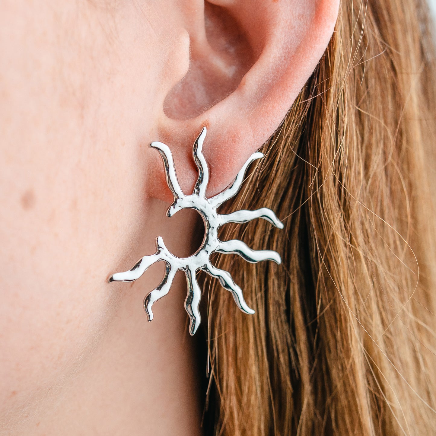 Aros pegados de sol Silver