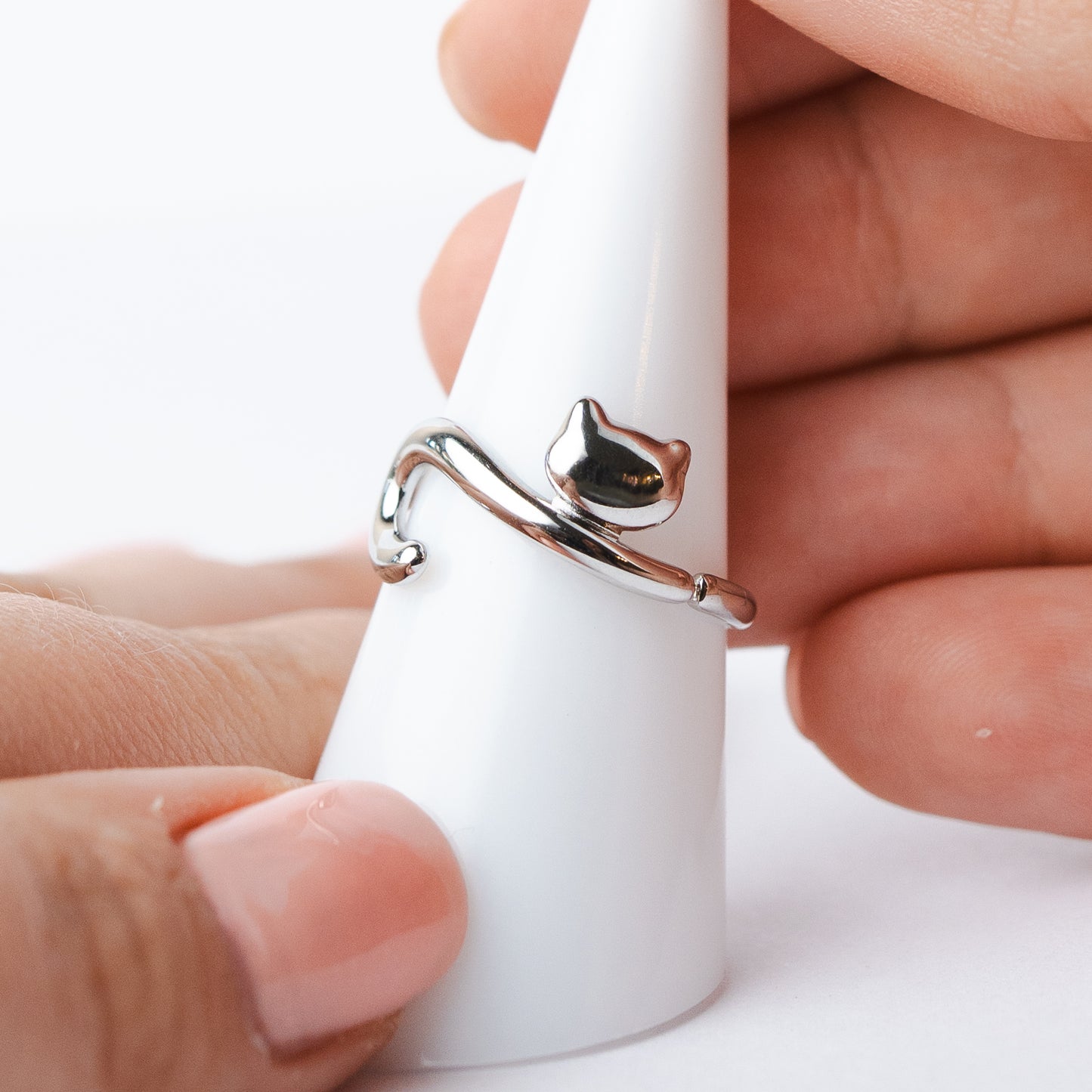 Anillo Cat Lover silver