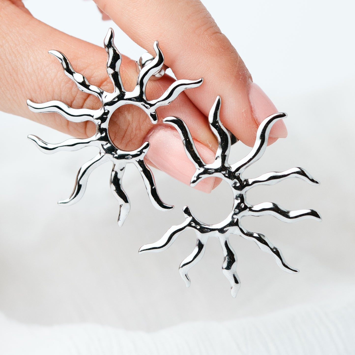 Aros pegados de sol Silver