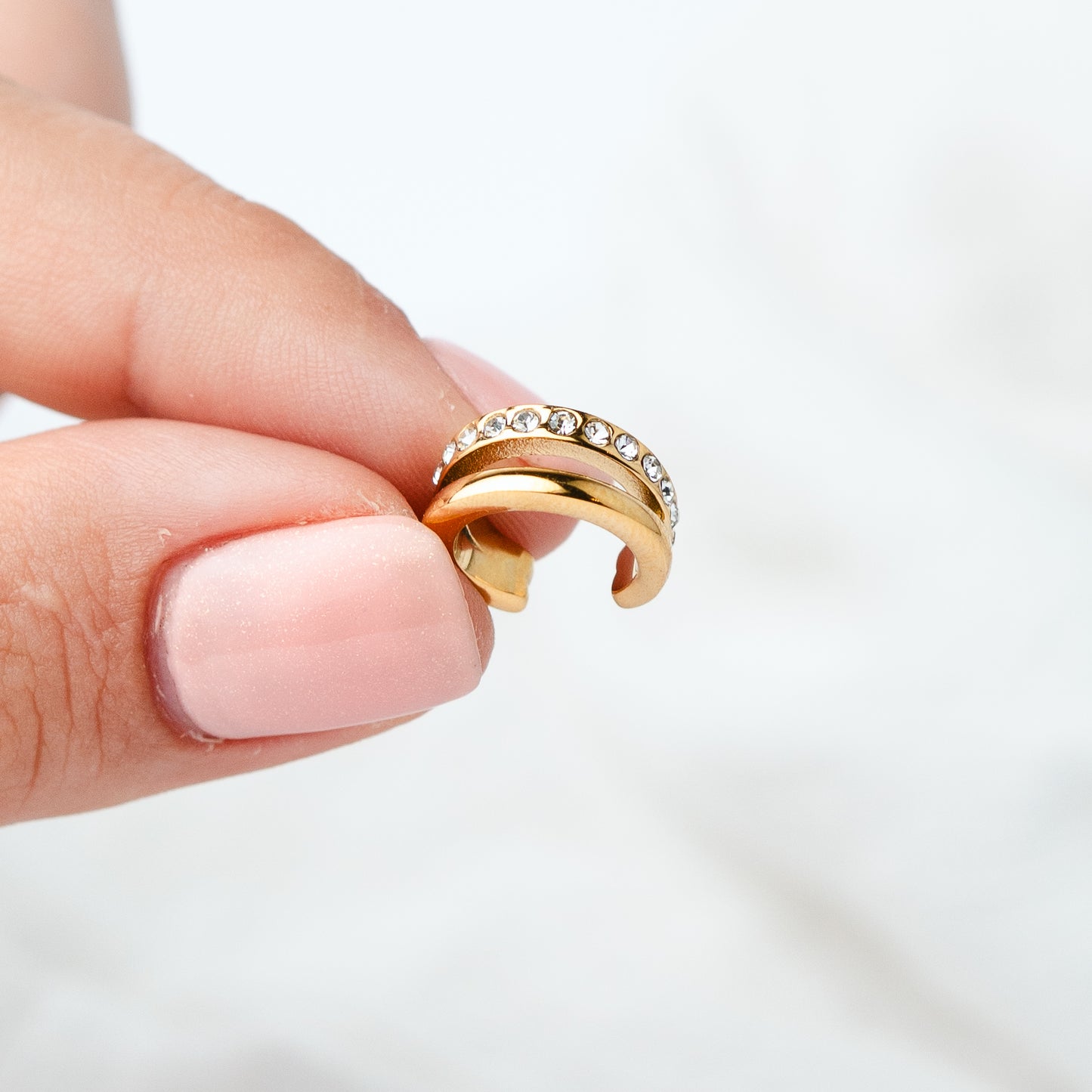 Aro Ear Cuff Lumi Gold