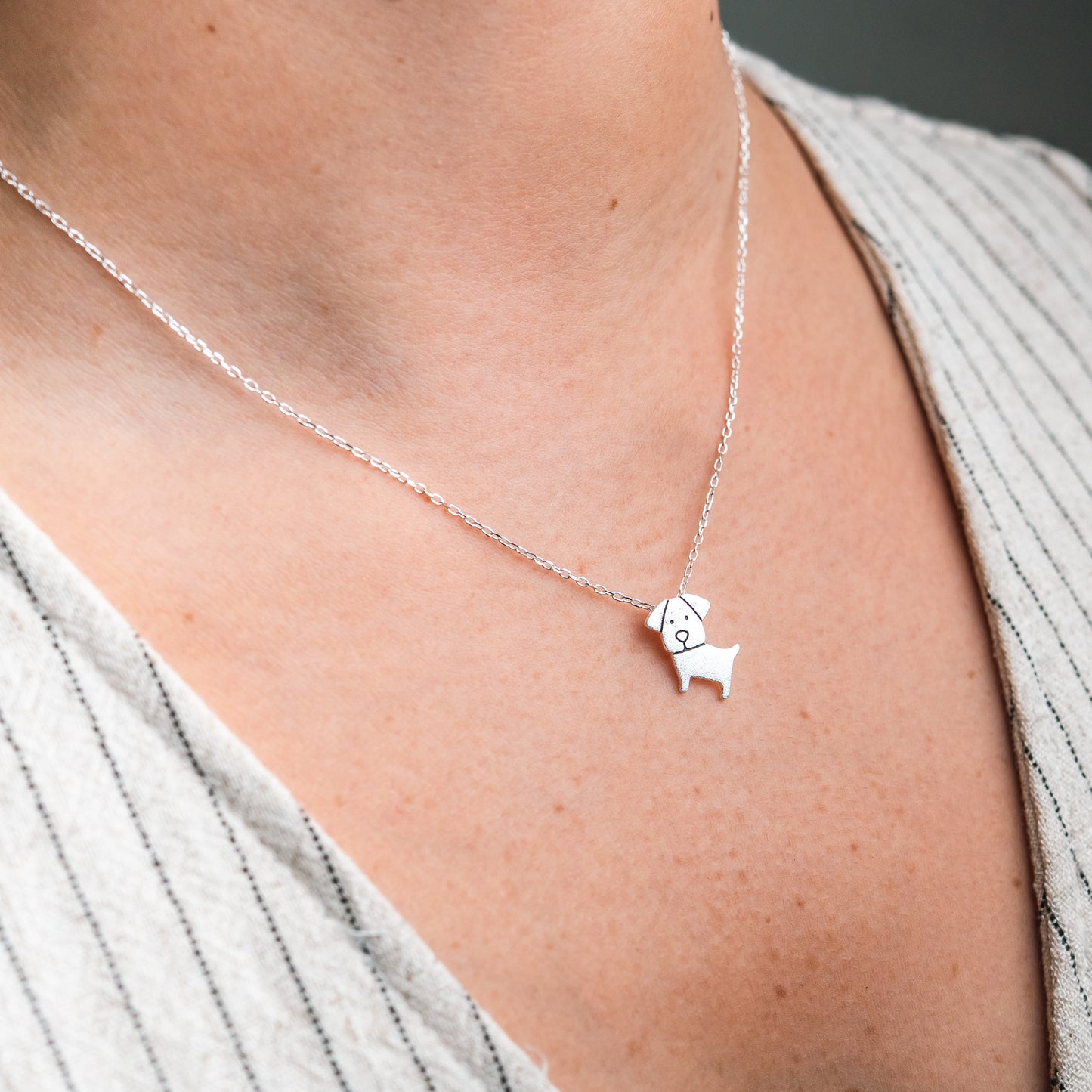 Collar de perro satinado