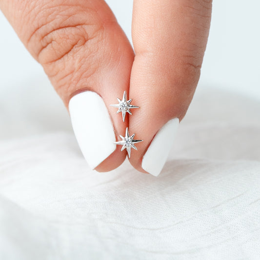 Aros pegados estrella fugaz mini cierre pelotita