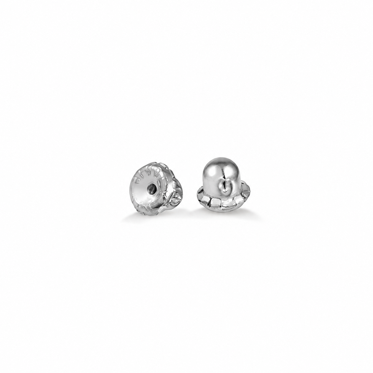 Aros pegados petit silver cristal