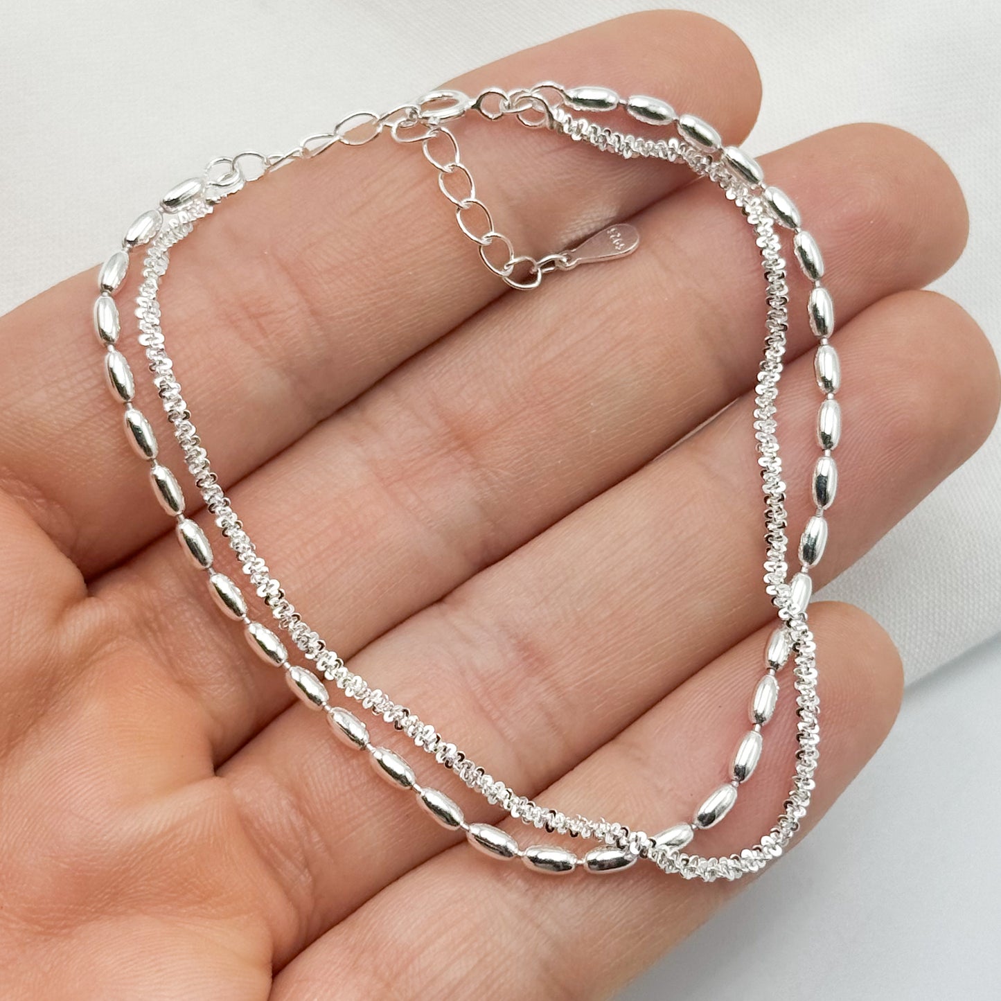 Pulsera doble mostacillas