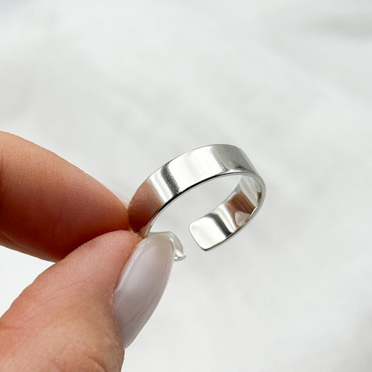 Anillo ajustable liso