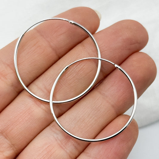 Aros argolla lisa 40 mm