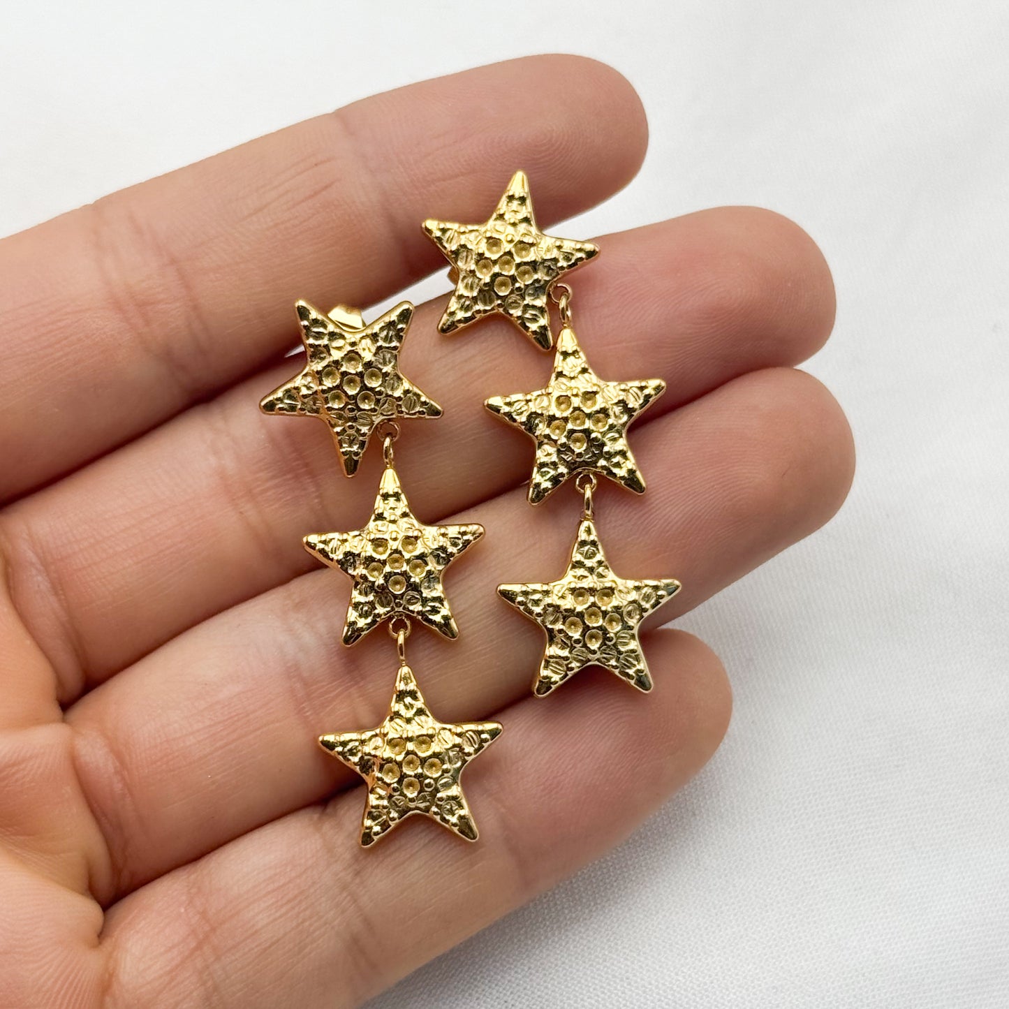 Aros colgante estrellas