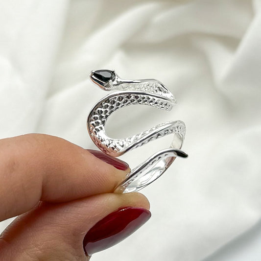 Anillo ajustable serpiente