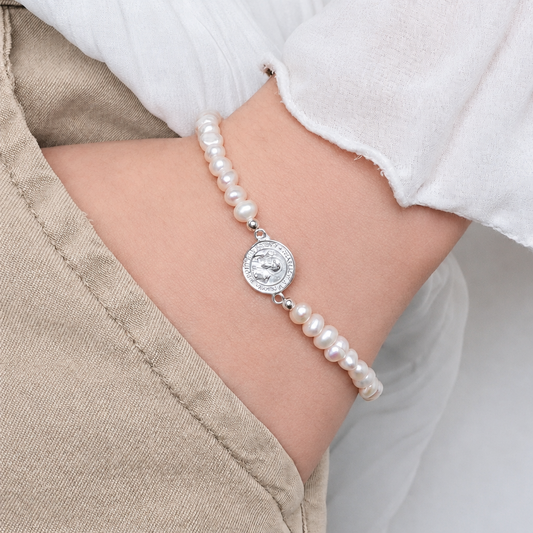 Pulsera San Benito perlas