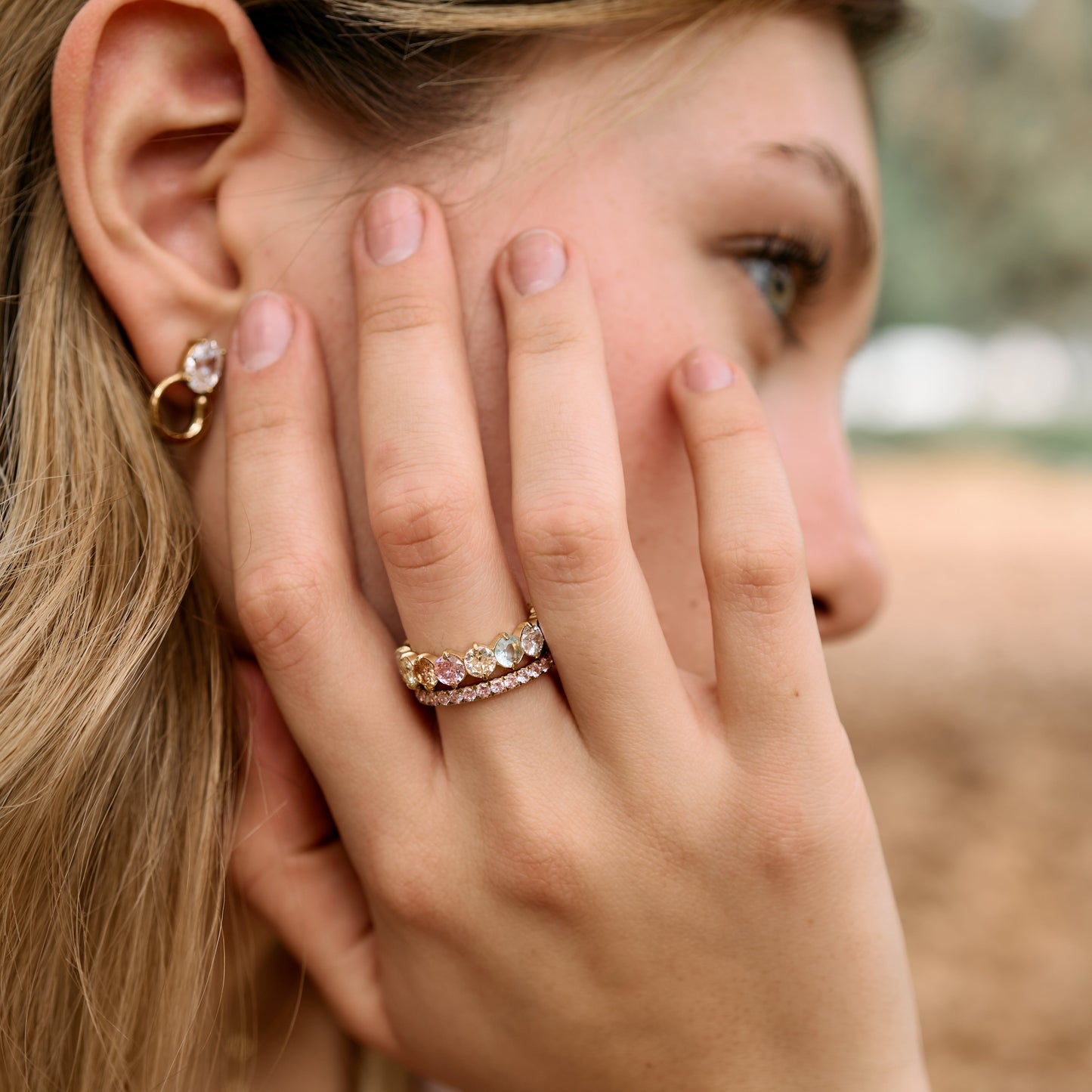 Anillo corona Aurora