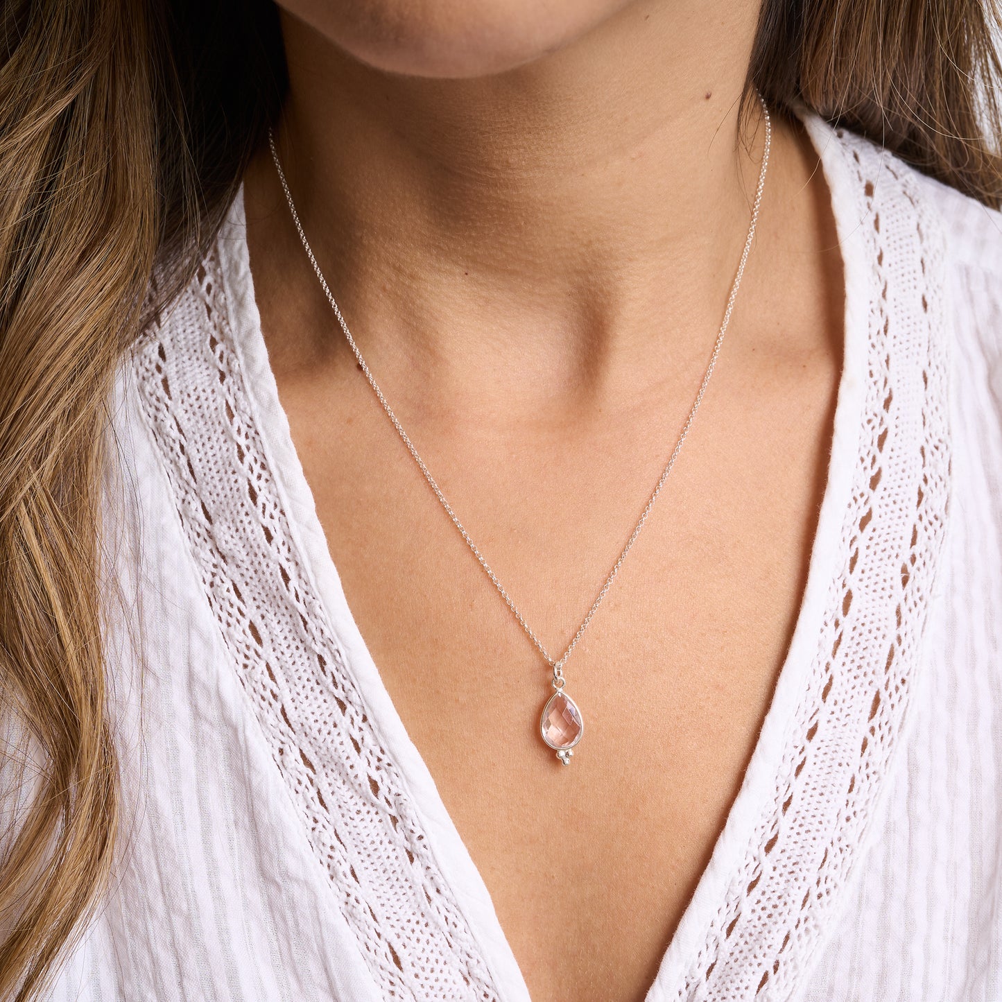 Collar cristal alma rose